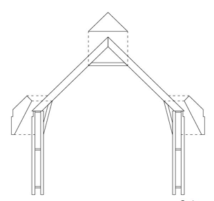 Structure d'une maison zéro carbone