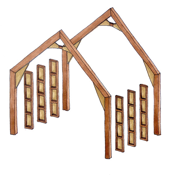 Poutre en l en bois